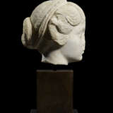 A ROMAN MARBLE PORTRAIT HEAD OF FAUSTINA MINOR - фото 4