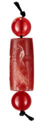 AN ACHAEMENID CARNELIAN CYLINDER SEAL