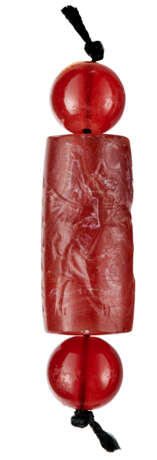 AN ACHAEMENID CARNELIAN CYLINDER SEAL - photo 4