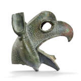 A GREEK BRONZE GRIFFIN PROTOME - фото 1