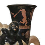 AN ATTIC RED-FIGURED STATUETTE-VASE - фото 5