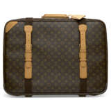 A CLASSIC MONOGRAM CANVAS SATELLITE 60 SUITCASE WITH GOLDEN BRASS HARDWARE - photo 1