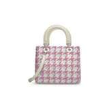 A PINK, WHITE & SILVER TWEED MEDIUM LADY DIOR BAG WITH SILVER HARDWARE - photo 4