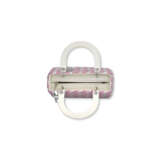 A PINK, WHITE & SILVER TWEED MEDIUM LADY DIOR BAG WITH SILVER HARDWARE - photo 6