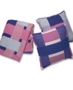 Cachemire. A SET OF THREE: TWO H TISSAGE PILLOWS & A H TISSAGE BLANKET