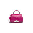 A SHINY FUSHIA ALLIGATOR RÉJANE BAG WITH SILVER HARDWARE - Prix ​​des enchères