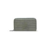 A SET OF TWO: A MATTE OLIVE GREEN CROCODILE LEATHER ZIPPY WALLET & A FRAMBOISE PATENT LEATHER LADY DIOR POUCH - фото 11