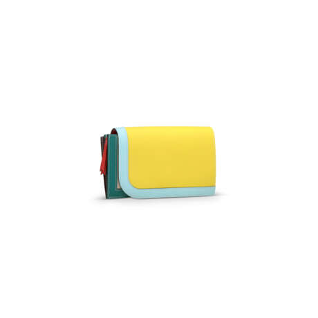 A MULTICOLOR EPSOM LEATHER CAMAIL COMBINE LONG WALLET WITH PALLADIUM HARDWARE - фото 2