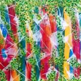Mosaic. Lucky day!!! Холст на подрамнике Акриловые краски Abstract acrylic painting Россия Уфа 2023 г. - фото 1