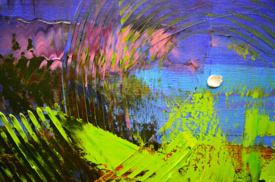 Цветение папоротника Leinwand Ölfarbe Abstrakter Expressionismus Landschaftsmalerei Russland 2020 - Foto 3