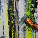Design Gemälde „Birkenregen“, Leinwand, Ölfarbe, Abstrakter Expressionismus, Landschaftsmalerei, Russland, 2020 - Foto 3