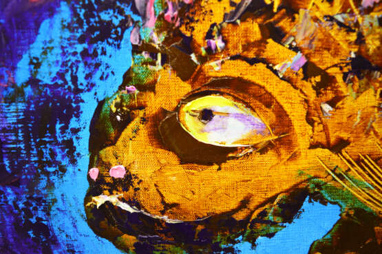 Design Gemälde „Погружение в бытие“, Масло на холсте на подрамнике, Öl auf Leinwand, Abstrakter Expressionismus, Аллегорическая фантазия, Russland, 2020 - Foto 4