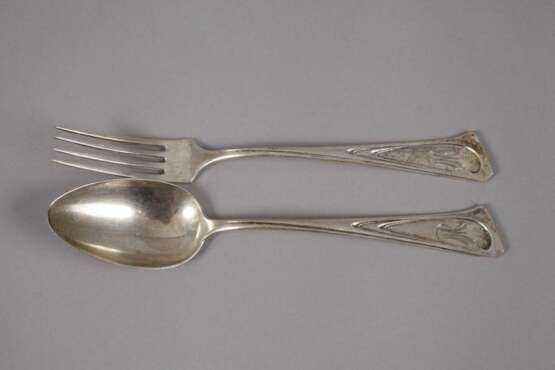 Silber Restbesteck Jugendstil - photo 2