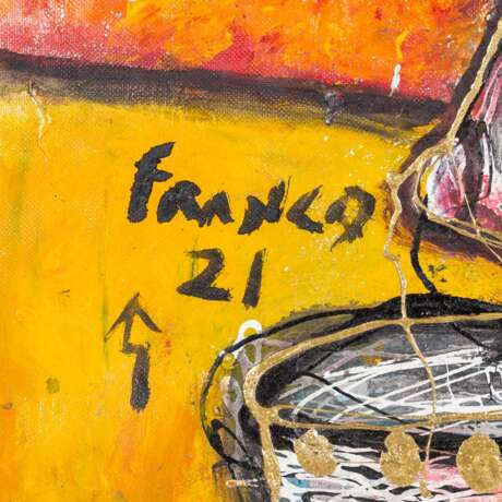 FRANCO, OSCAR (b. 1969), "Tres Ojos." 2021, - Foto 2