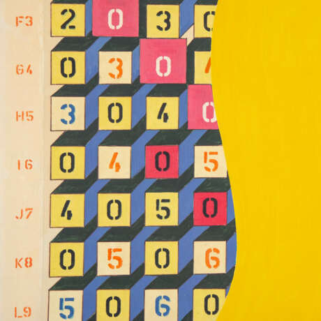 KNISPEL, ULRICH (1911-1978) "Measuring Numbers" 1970 - Foto 4