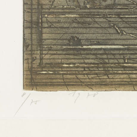 DAHMEN, KARL FRED (1917-1981), 2 color aquatint etchings, - фото 3