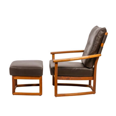 LOUNGE CHAIR WITH OTTOMAN - фото 2