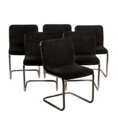 TECTA "Set of 6 cantilever chairs"