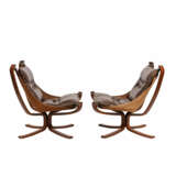 SIGURD RESSELL "Pair of Falcon chairs and stools". - Foto 2
