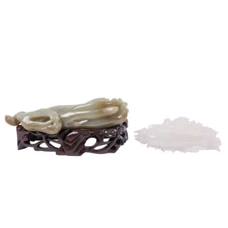 Two carvings made of jade. CHINA, 1st half of the 20th century: - Foto 3