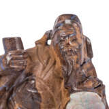 Small sculpture of a scholar made of Boulder opal. CHINA, - Foto 5