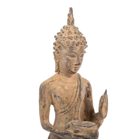 Walking Buddha made of metal in Sukhothai style. THAILAND, - photo 6