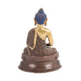 Bronze Amitabha Buddha. TIBET, 1st half of the 20th century, - Foto 3