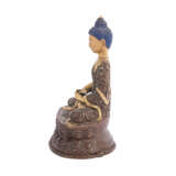 Bronze Amitabha Buddha. TIBET, 1st half of the 20th century, - Foto 4