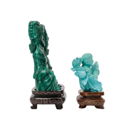 2 sculptures made of precious stone: CHINA: - photo 2