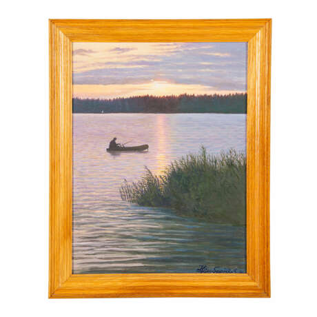 CHLEBORODOV, NICOLAI (20th c.), "Lake at sunset", 1994, - photo 2