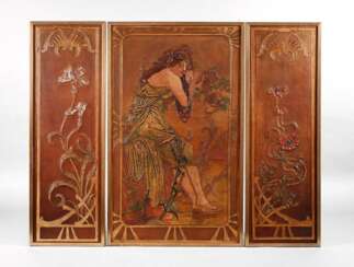 Triptychon nach Alfons Mucha