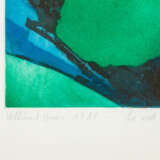 HAAS, WILLIBROD (b. 1936), 2 color aquatint etchings, - Foto 5