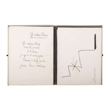LISE HIRTZ & JOAN MIRÓ (Miró: 1893-1983), "Il était une petite pie", - Foto 5
