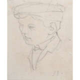 STIRNER, Karl, ATTRIBUED (1882-1943), "Young man with cap", - photo 1
