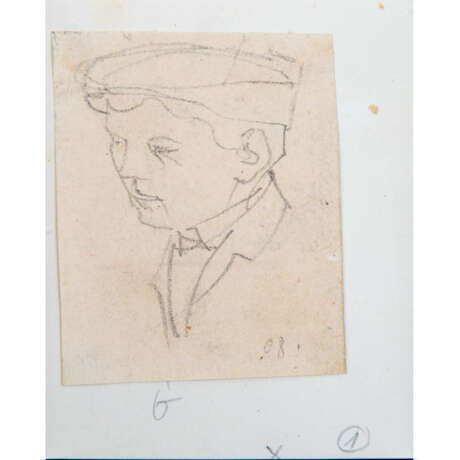 STIRNER, Karl, ATTRIBUED (1882-1943), "Young man with cap", - photo 2