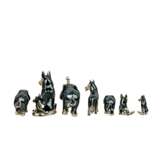 ITALY "Seven miniature figures" 925s. Silver. - photo 3