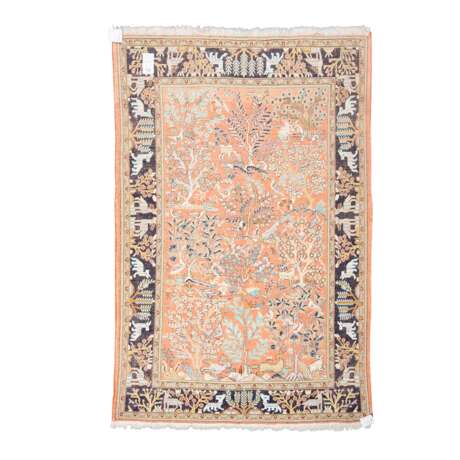 Oriental carpet made of KASHMIR silk, 20th century, 160x104 cm. - photo 2