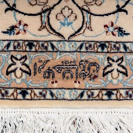 Oriental carpet with silk. NAIN/IRAN, signed, 20th century, ca. 350x252 cm. - фото 5