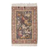 Oriental carpet with silk. GHOM/PERSIA, mid-20th century, ca. 185x130 cm. - photo 2