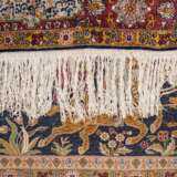 Oriental carpet with silk. GHOM/PERSIA, mid-20th century, ca. 185x130 cm. - Foto 4