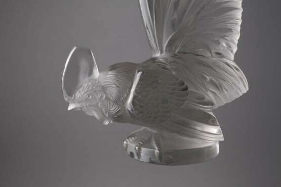 René Lalique Tierfigur Hahn - фото 3