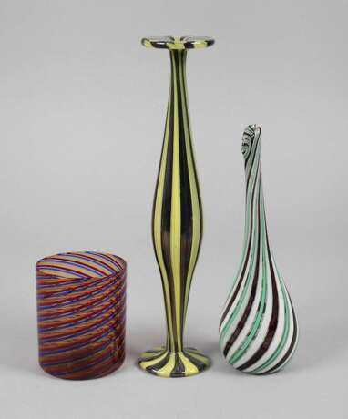 Murano drei Vasen Spiraldekor - фото 1