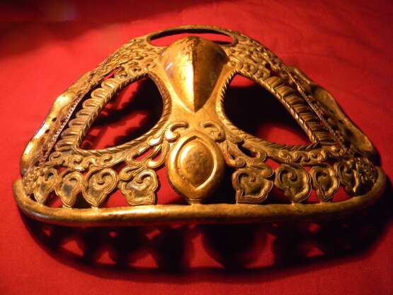 Mask “Masque de Kalachakra en cuivre repoussé”, Masque de Dakini, Cuivre repoussé, Tibet, XVIIIème, XVIIIème - photo 3