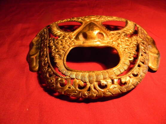 Mask “Masque de Kalachakra en cuivre repoussé”, Masque de Dakini, Cuivre repoussé, Tibet, XVIIIème, XVIIIème - photo 6