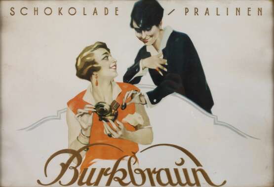 Werbeschild Burkbraun - Foto 1
