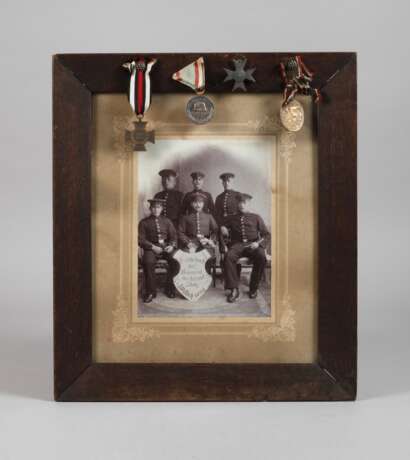 Gruppenbild 1. Weltkrieg mit Orden - Foto 1