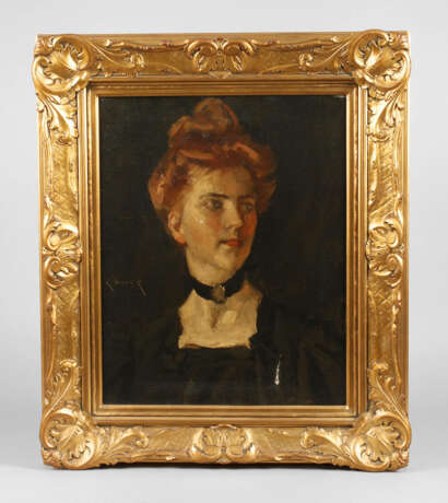 William Merritt Chase, Portrait einer jungen Frau - Foto 1
