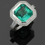 Juwelenring mit Sambia-Smaragdbesatz - photo 1
