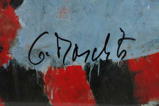 Georg Baselitz, Autograph auf Plakat - Foto 3