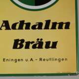 Emailleschild Achalm Bräu - Foto 3